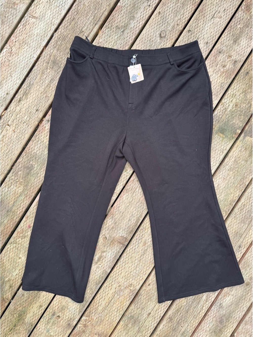 BloomChic Black Flared Pants Size US 26 Plus sized Womens